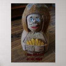 Une noix de coco folle poster