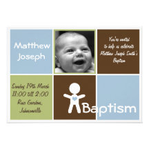 une nouvelle invitation de bébé de baptême de coeu