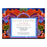 Une nuit 7" x 5" invitation d'événement