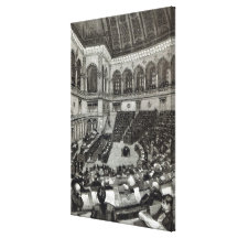 Une nuit se reposant dans la chambre italienne de toile tendue