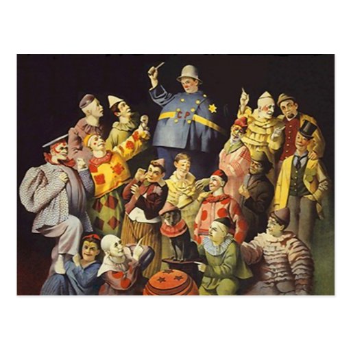 UNE RÉUNION d'anneau de la Loi de cirque d'humour  Carte Postale