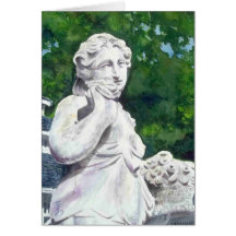 UNE STATUE AU GARAGE -1 DE WELLERS CARTES DE VŒUX