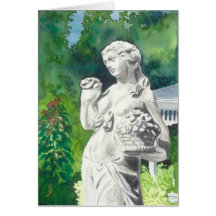 UNE STATUE AU GARAGE -2 DE WELLERS CARTE DE VŒUX