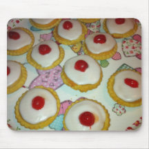 Une tarte de Bakewell de cerise Tapis De Souris