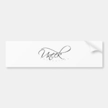 Uneekcollection Bumpersticker