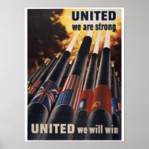 Uni nous sommes forts posters