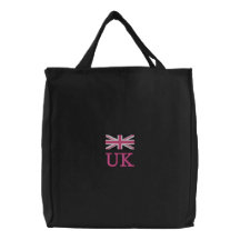 Union Jack Geborduurde Tas