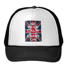 Union Jack houdt Kalm en draagt Mesh Petten