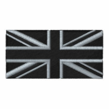 Union Jack - noir Polo Brodé