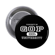 Universitaire Dark GOP Button