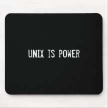 UNIX est puissance Tapis De Souris