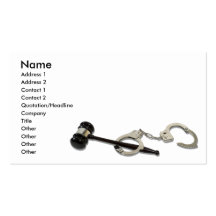 UpholdingLaw073110, nom, adresse 1, adresse 2,… Cartes De Visite Professionnelles