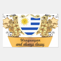 Uruguayan chic autocollants