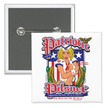 USA/Patriotic Pilsener Speld Buttons