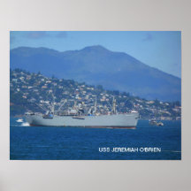USS Jérémie O'Brien Posters
