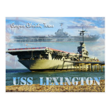USS Lexington (CV-16), Corpus Christi, le Texas Cartes Postales
