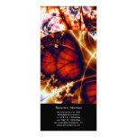 Utopie · Art de fractale · Rouge foncé Carte Double En Couleur
