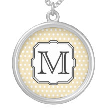 Uw Brief. Het Monogram van de douane. De beige Pun Hangertje