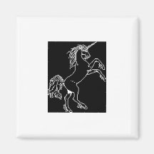 uwhiteonblack magnets pour réfrigérateur