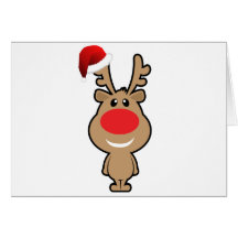 Vacances de Noël drôle père Noël Carte