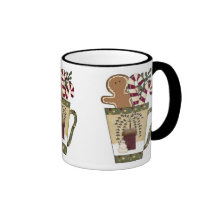 Vacances de pain d'épice de Noël Tasse
