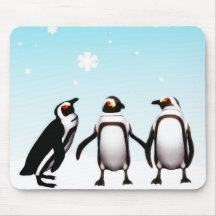 Vacances Mousepad de pingouin Tapis De Souris