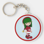 Vacances Toon Elf Keychain de Noël Porte-clé