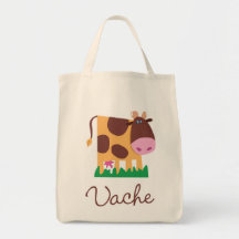 Vache française Fourre-tout Sac