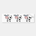 Vache heureuse - personnalisable ! autocollants pour voiture