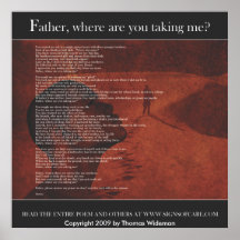 Vader waar u bent die me nemen? - ontwerp 1, poster