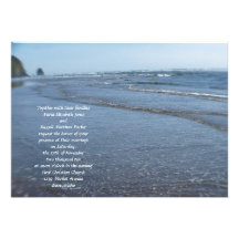 Vagues sur le mariage de plage faire-parts