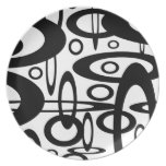 Vaisselle orbitale d'abrégé sur concepteur - plat assiette