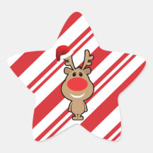 Vakantie van grappige santa van Kerstmis Sticker