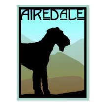 Vakman Airedale Terrier Wenskaarten