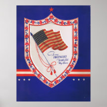 Valentine militaire vintage posters