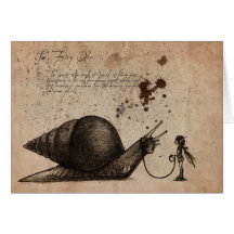 Valet d'écurie féerique cartes de vœux