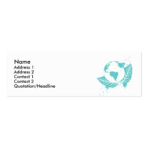 Valeur de planète cartes de visite professionnelles