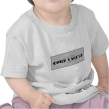 Valeurs de noyau (grises) t-shirts