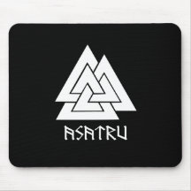 Valknut Asatru Mousepad Tapis De Souris