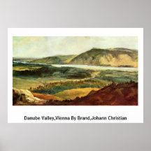 Vallée de Danube, Vienne par marque, chrétien de J Posters