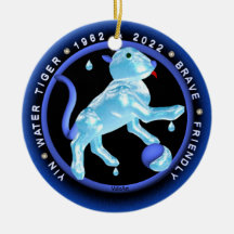 Valxart 1962 2022 Cancers de zodiaque de WaterTige Ornements