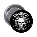 vampires de chasseur de zombi vivant complètement pin's avec agrafe