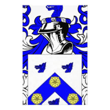 Van Clark (het Engelse) Wapenschild Briefpapier