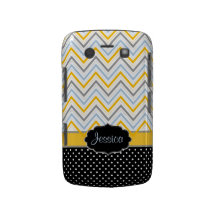 Van de Achtergrond chevron yellow/DIY van PixDezin Blackberry Bold Case