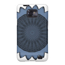 Van de "blauwe Zonnebloem" het VectorArt. Samsung Galaxy S2 Case