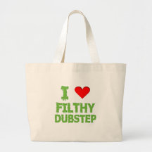 Van de de kopiestap van Dubstep Vuile bastechnowob Canvas Tassen