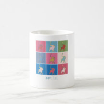 Van de de kunststijl van Warhol de koffiemok