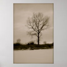 Van de "eenzame Winter" het Poster