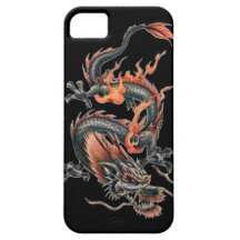 Van de het tattookunst van de draak brand van het  iPhone 5 case