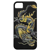 Van de het tattookunst van de draak brand van het  iPhone 5 hoesje